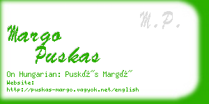 margo puskas business card